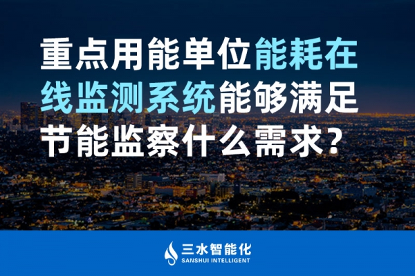 重點(diǎn)用能單位能耗在線監(jiān)測(cè)系統(tǒng)能夠滿足節(jié)能監(jiān)察什么需求？